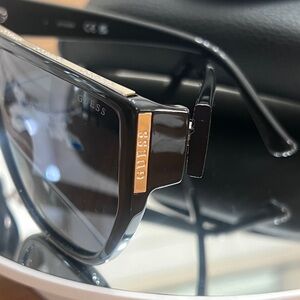 Guess Black with Gold Logo Sunglasses